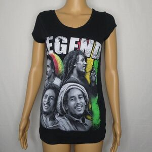 Bob Marley Legend Portrait Graphic Reggae T Shirt Band Music Artist 420